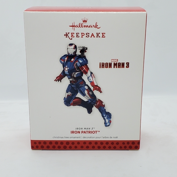Hallmark Other - HALLMARK 2013 IRON MAN 3 SUPER HERO IRON PATRIOT MARVEL NEW NIB ORNAMENT CHRISTM
